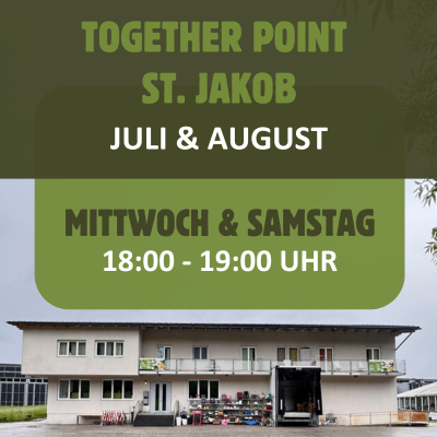 Sommeröffnungszeiten St. Jakob